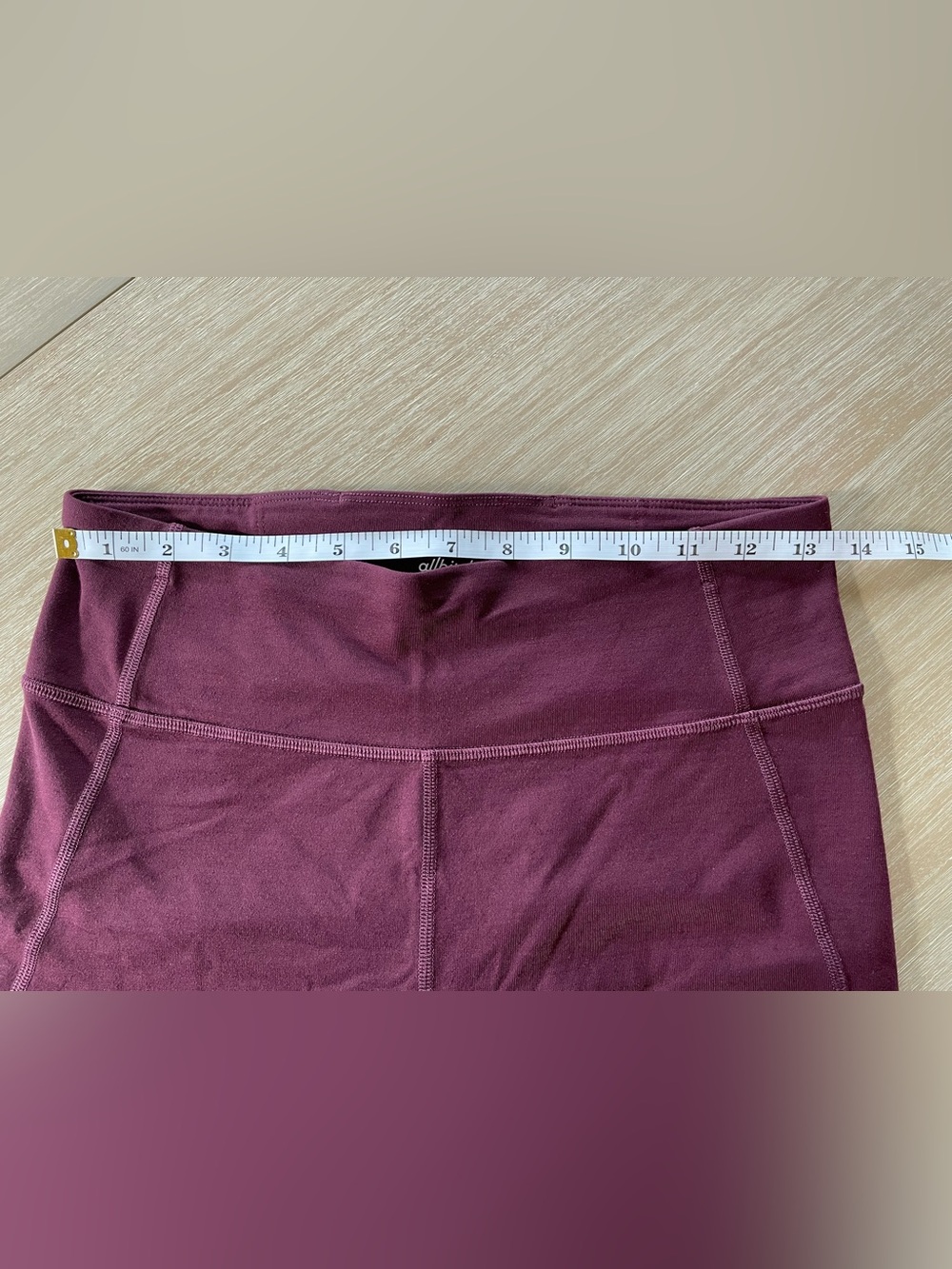 allbirds Women's Leggings in Deep Plum - Picture 6 of 7
